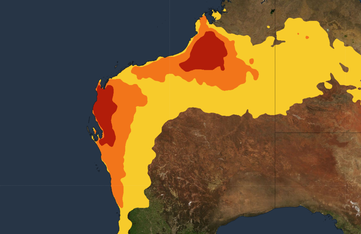 Parts of outback Western Australia could hit 50 degrees this week, with Perth in line for ﻿temperatures close to 40 degrees.The sweltering heatwave will hit the Pilbara region, one of the hottest parts of the nation.