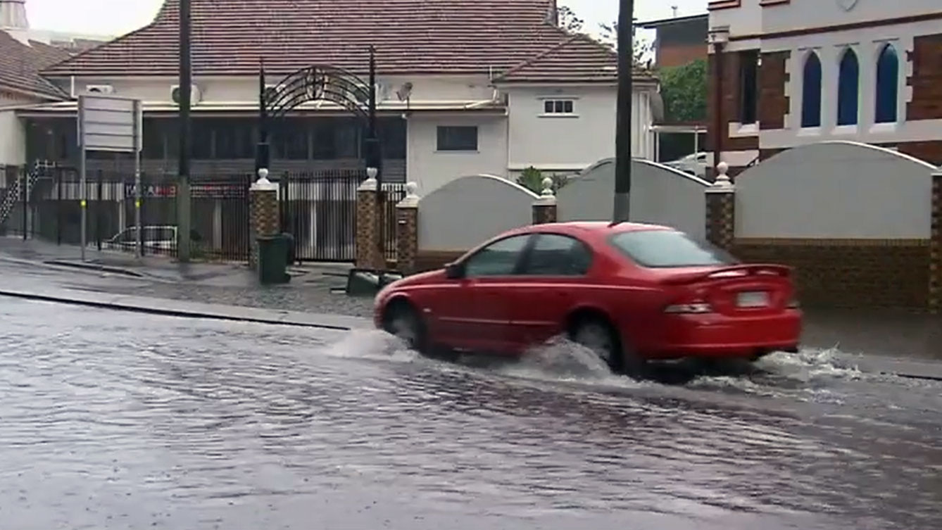 Parts of southeast Queensland were drenched overnight, copping more than 70mm of rain.
