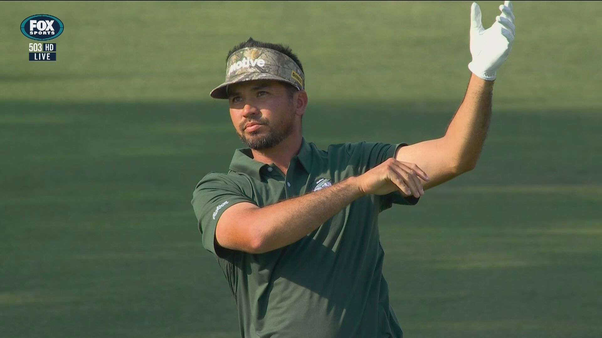 Jason Day rues an errant swing at the Arnold Palmer Invitational.