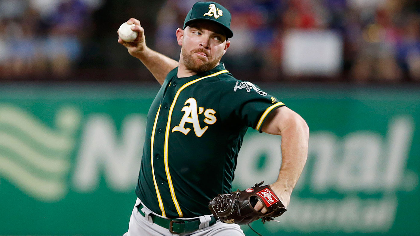 MLB World Series 2019 Liam Hendriks Oakland A's Australian pitcher