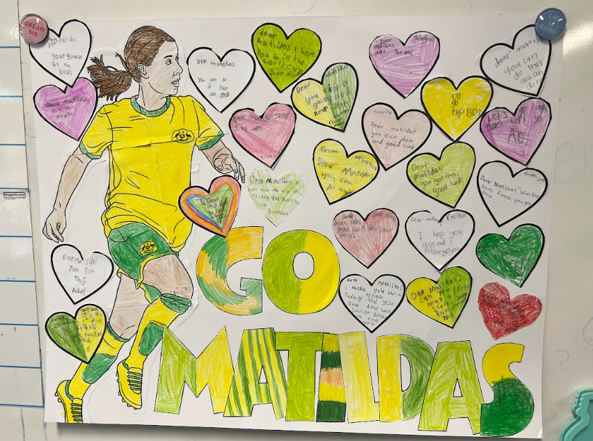 The talented kids in class S1A at Hebersham Public School in NSW created this picture.