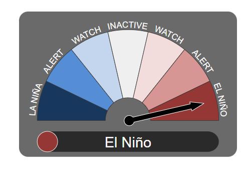 T﻿he Bureau of Meteorology has formally declared an El Niño event, increasing the likelihood of a hot and dry summer and elevating bushfire risk.