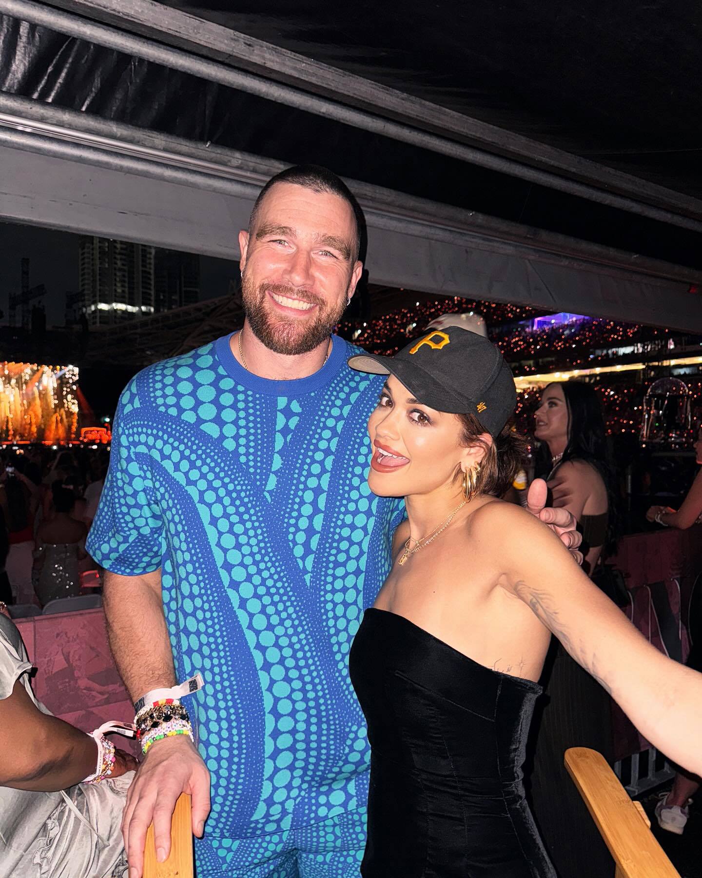 Rita Ora and Travis Kelce 