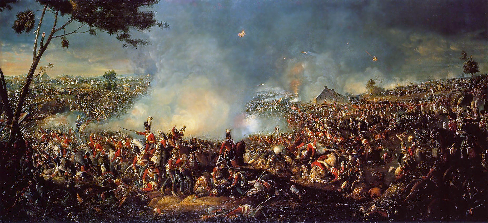 The Battle of Waterloo, by William Sadler II.