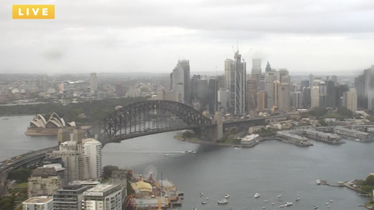 Sydneysiders are waking to an overcast day Feb 3 2022.