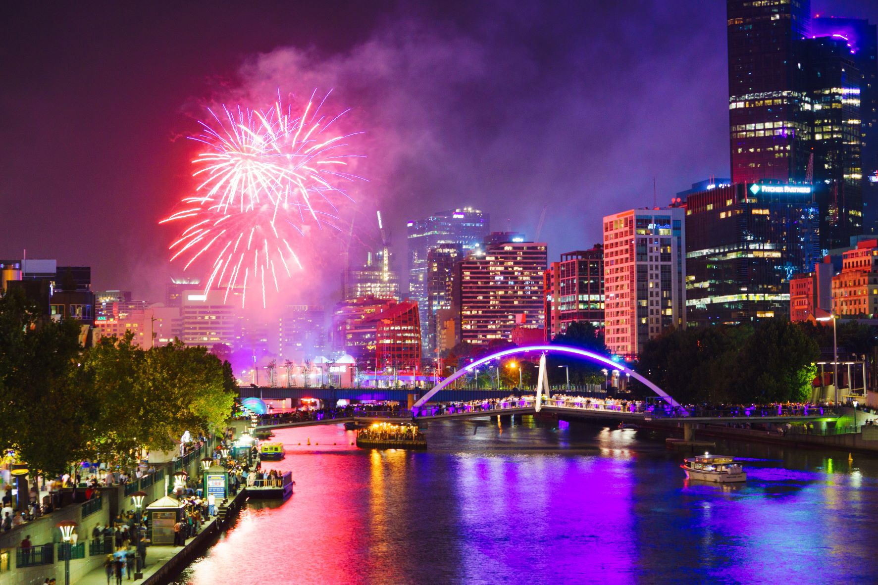 melbourne nye fireworks