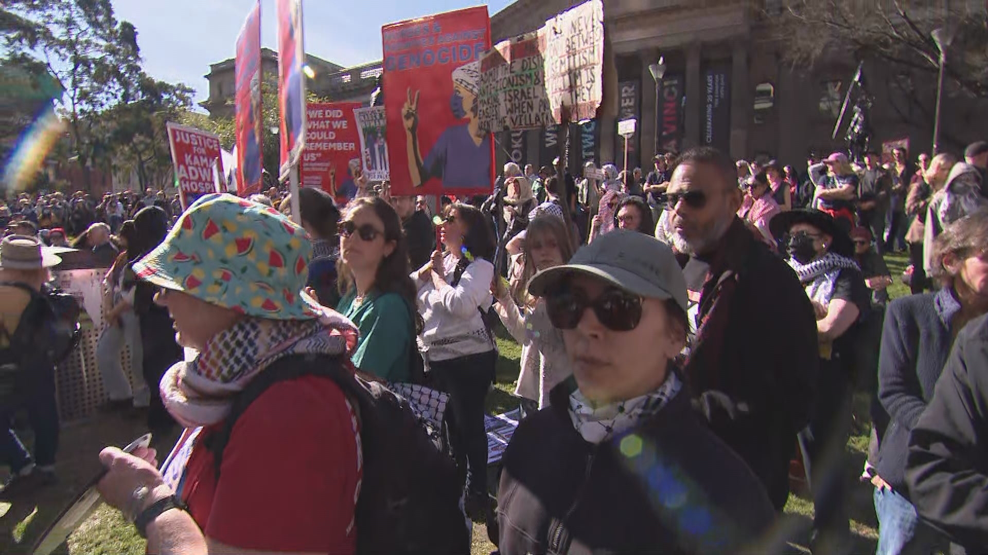 Pro-Palestine protest Melbourne