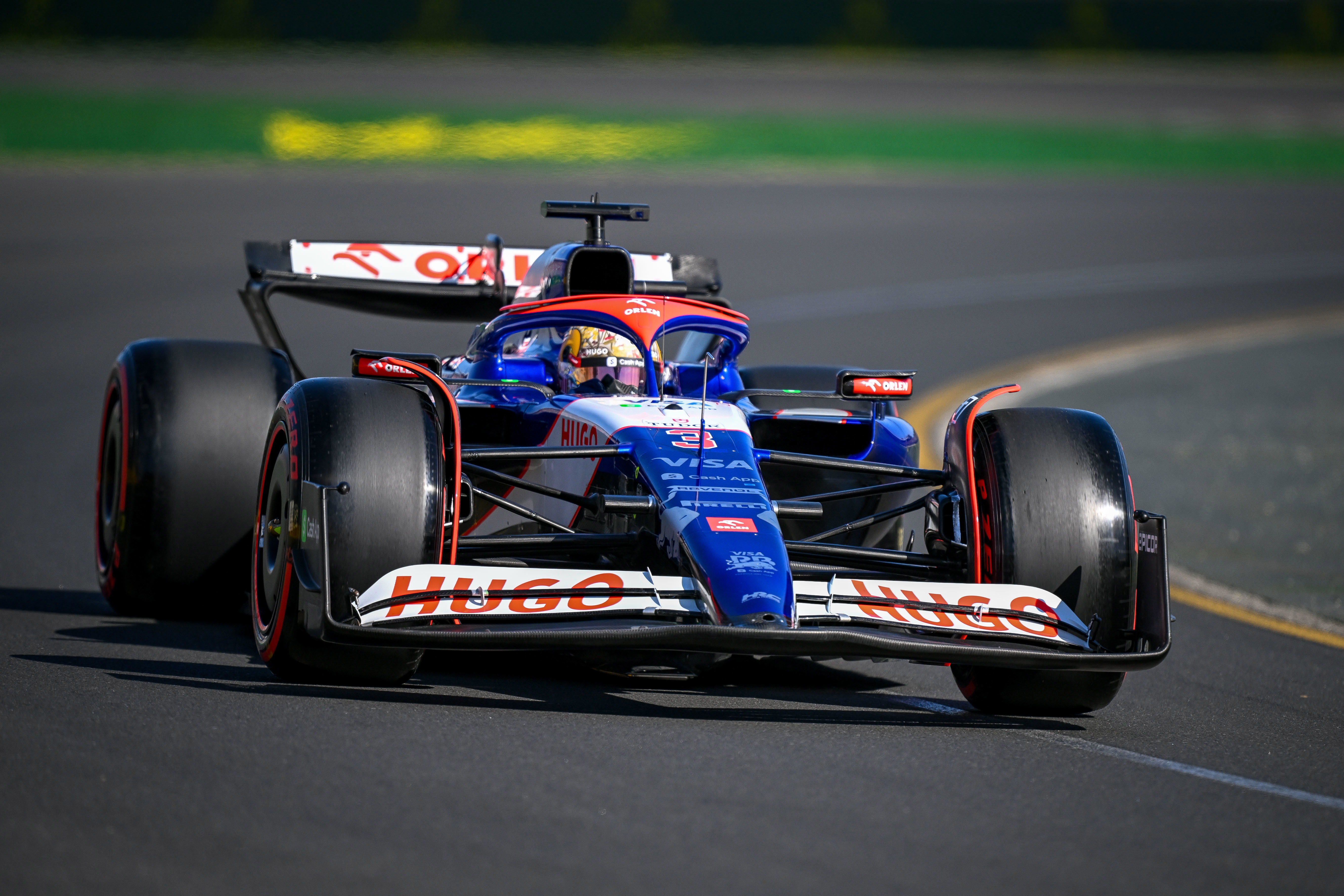 Daniel Ricciardo in his RB at the Australian Grand Prix.