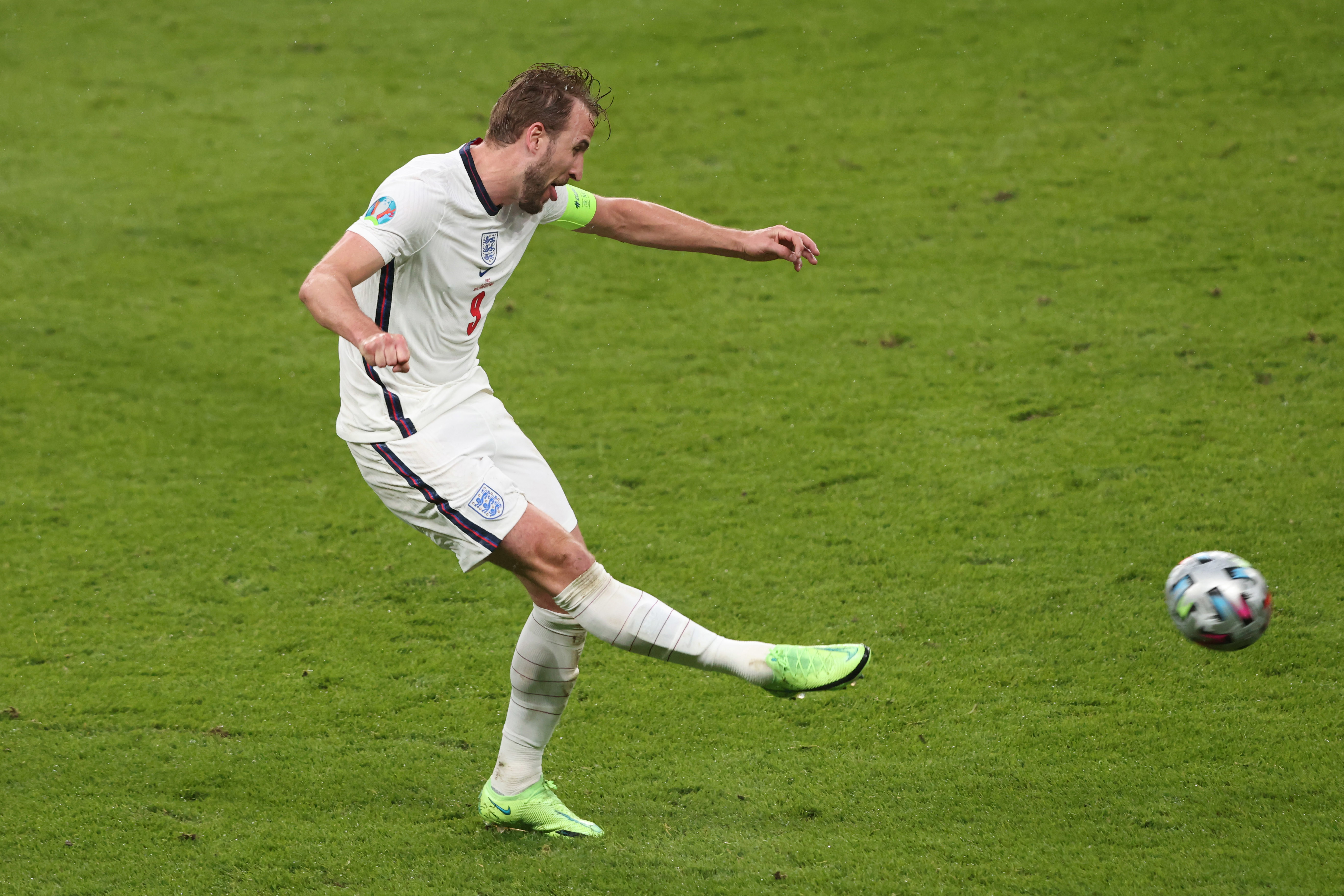 Harry Kane of England at Wembley Stadium.