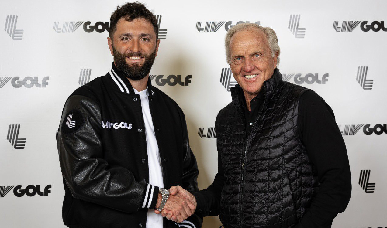 Jon Rahm and Greg Norman confirm his LIV Golf switch.