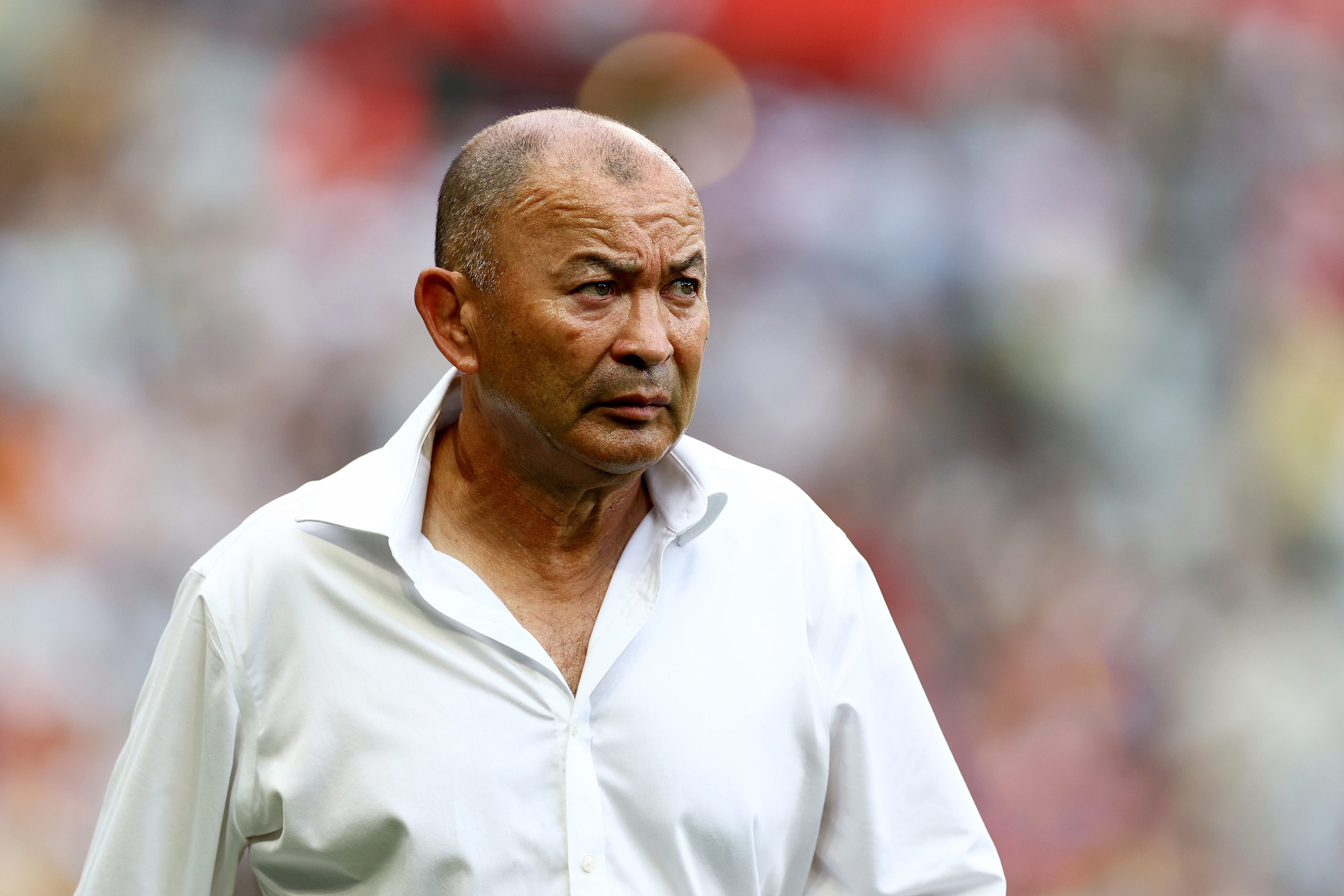 Eddie Jones at Stade de France.