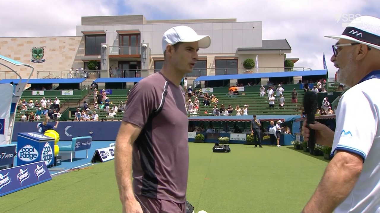 Andy Murray gets told his duties are not over.