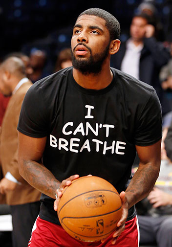 Australian-born Kyrie Irving has put his teammates in a tough spot.