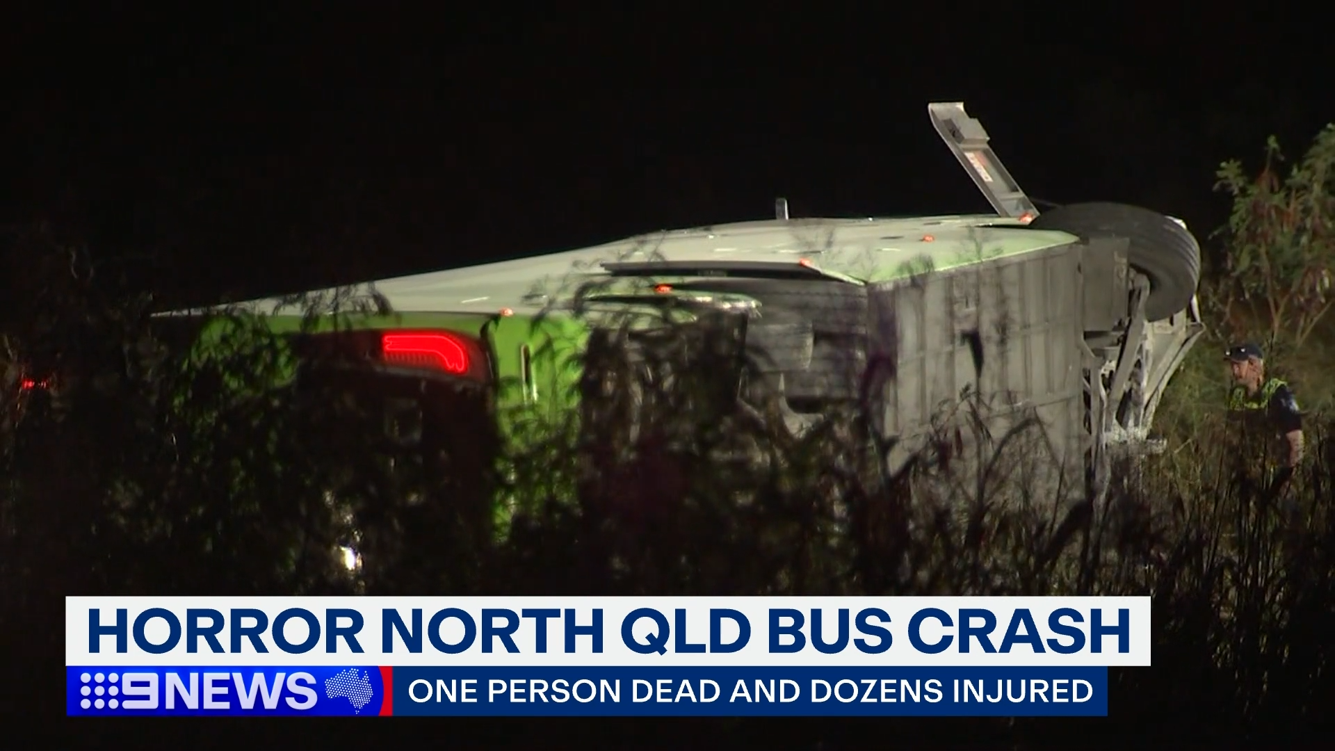 Flix bus crash Gumlu