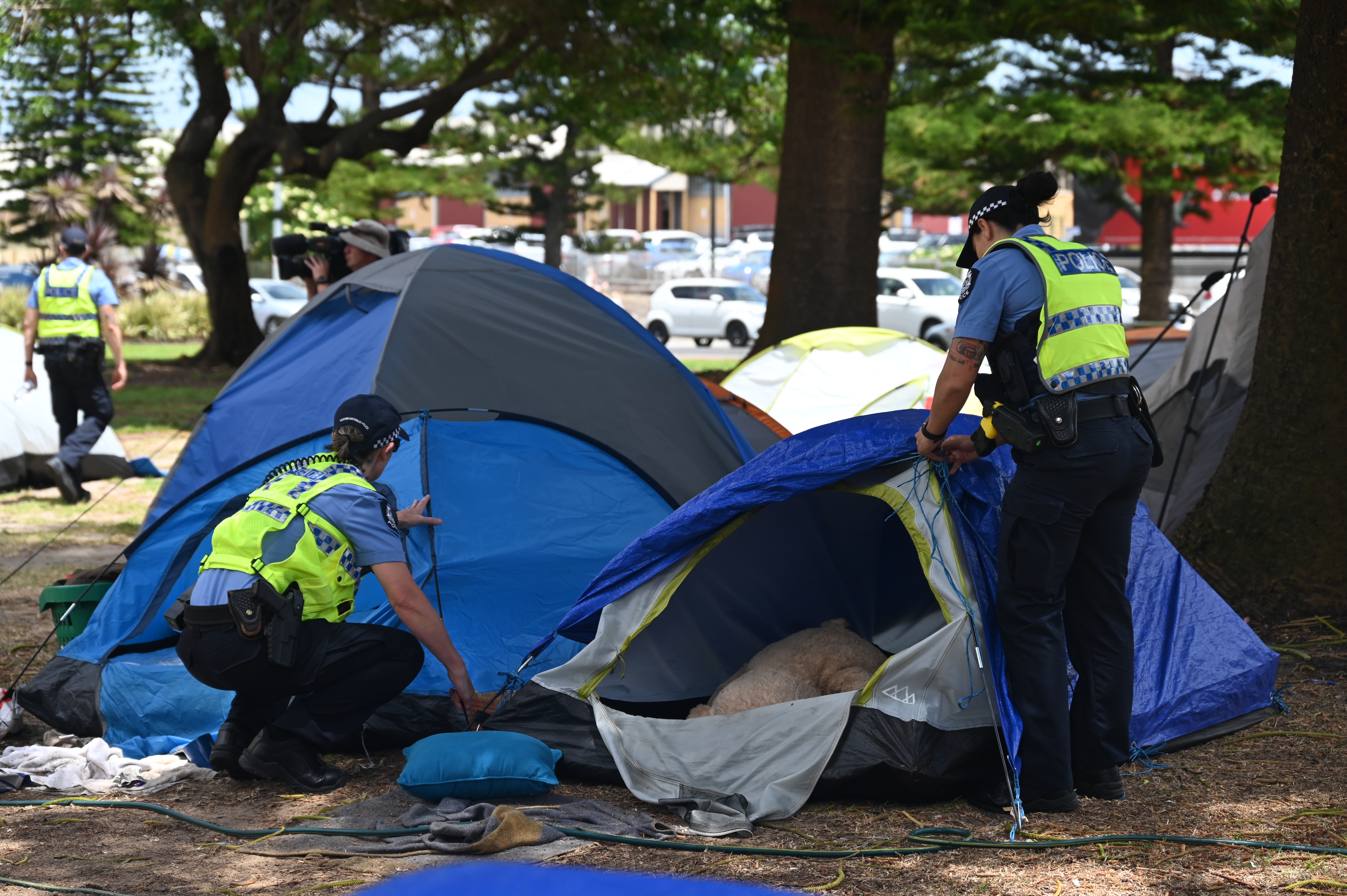 Fremantle Tent City Dismantled Mark Mcgowan Slams Protesters Liberal Party