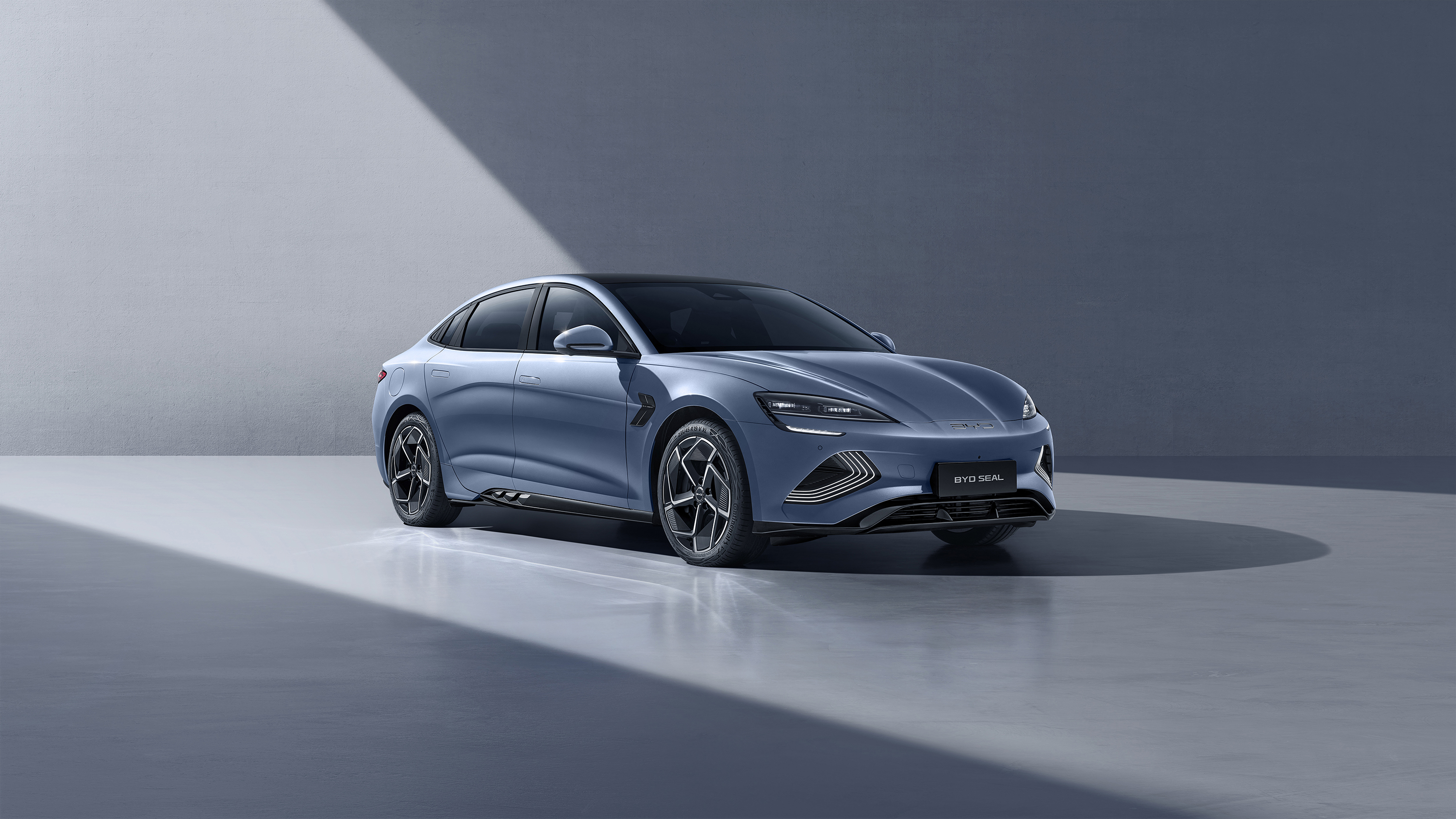 Images of the new electric sedan, named Seal, by Chinese brand BYD