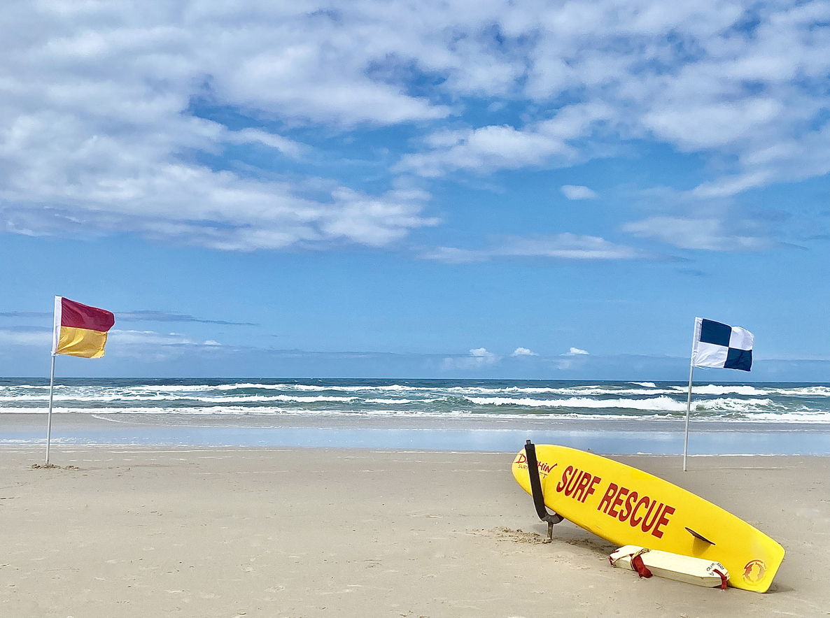 surf life saving patrolled beach