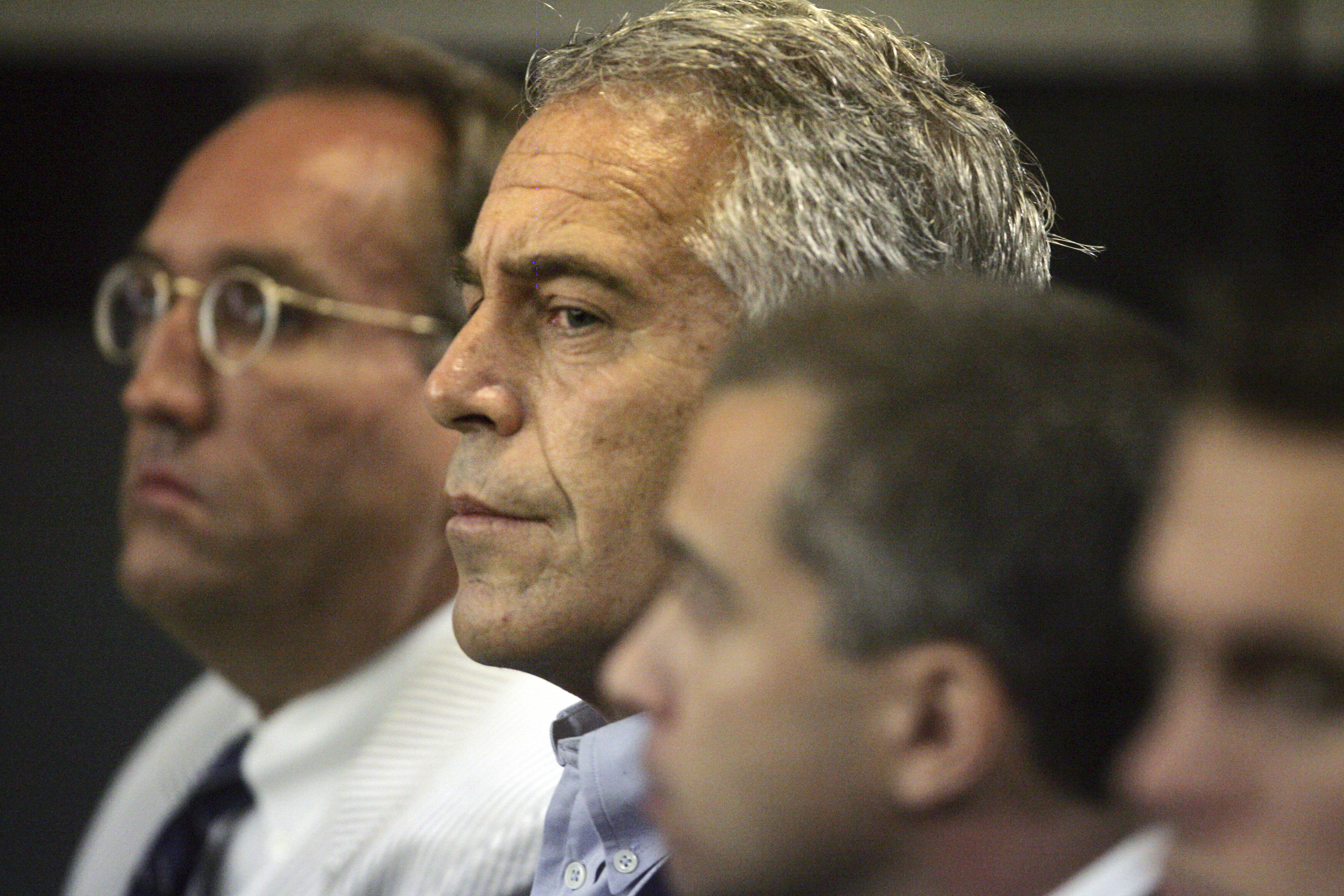 In this July 30, 2008, file photo, Jeffrey Epstein appears in court in West Palm Beach, Florida. 