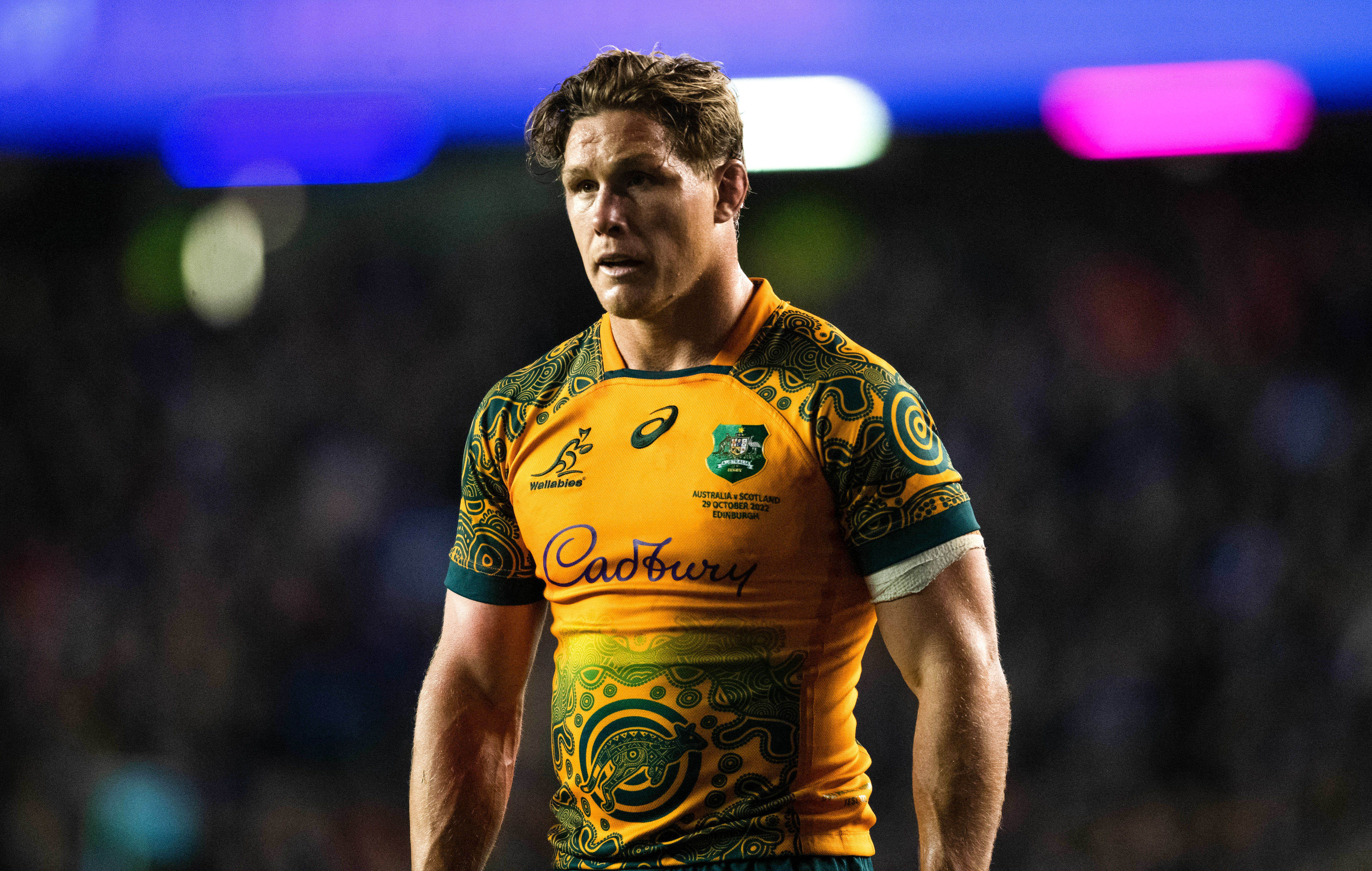 Michael Hooper in Edinburgh.