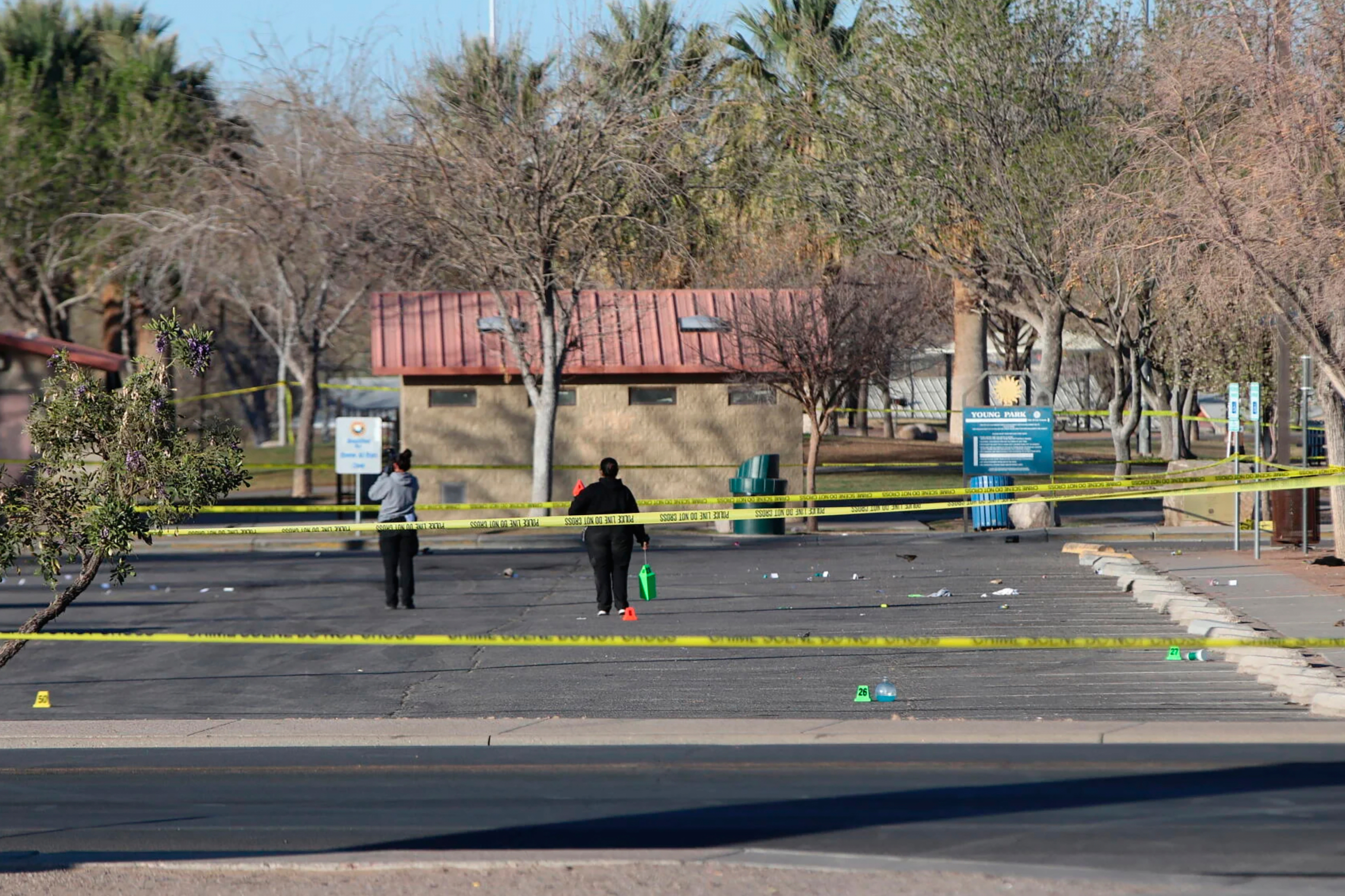 Three killed, 15 injured in a shooting at a park in New Mexico's Las Cruces