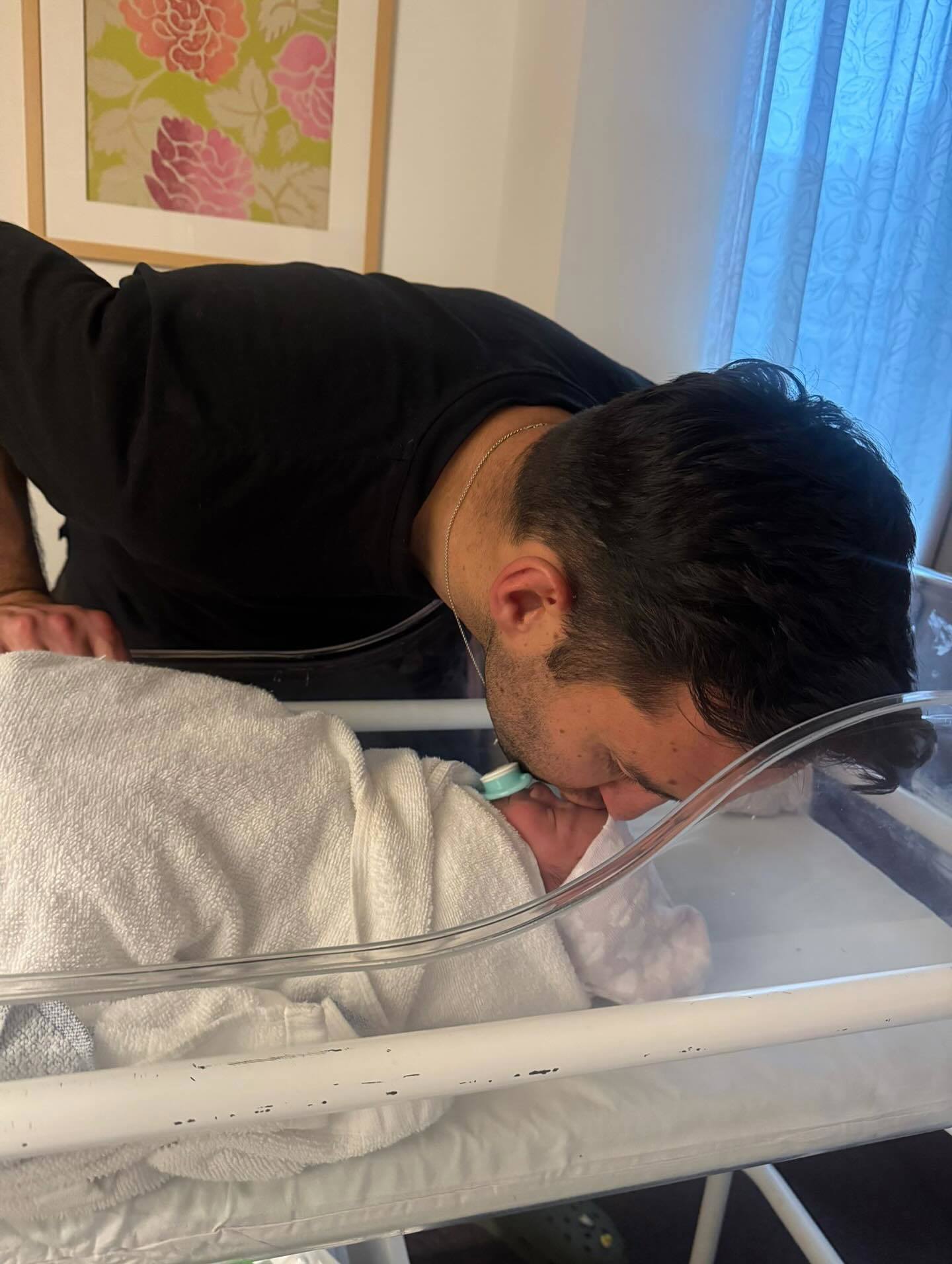 Political power couple ﻿Victorian Animal Justice MP Georgie Purcell and Federal Labor MP Josh Burns have welcomed their first child together at a time when her Jewish father "needed some light in the darkness".