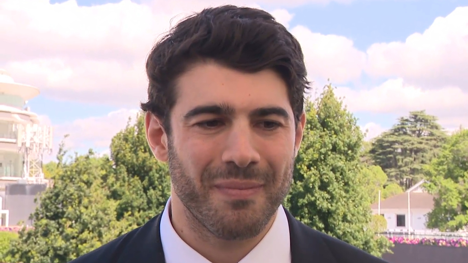 Christian Petracca speaks to 9News Melbourne at Flemington Racecourse.