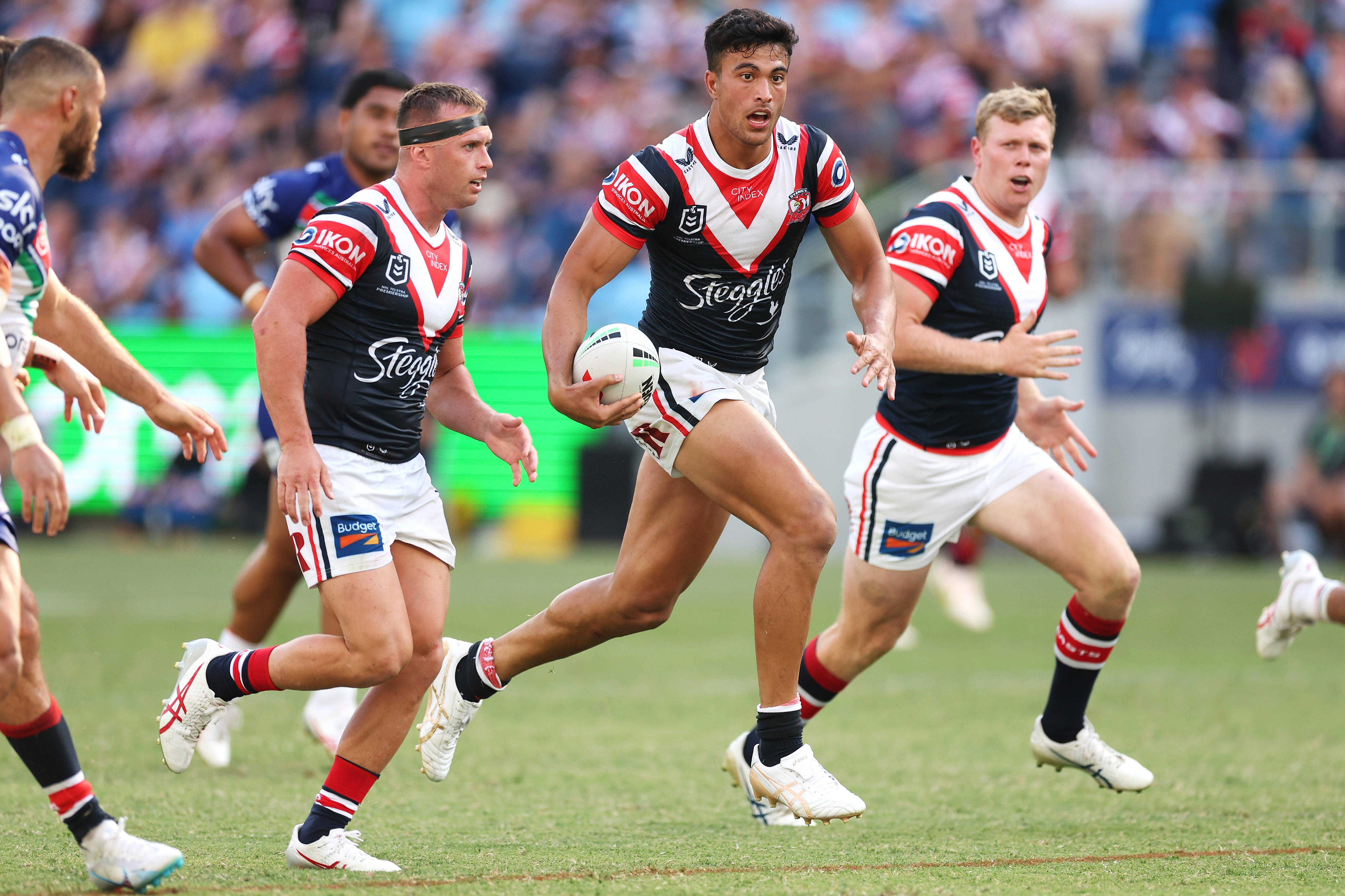 SYDNEY, AUSTRALIA - MAY 22: Joseph Suaalii of the Roosters is