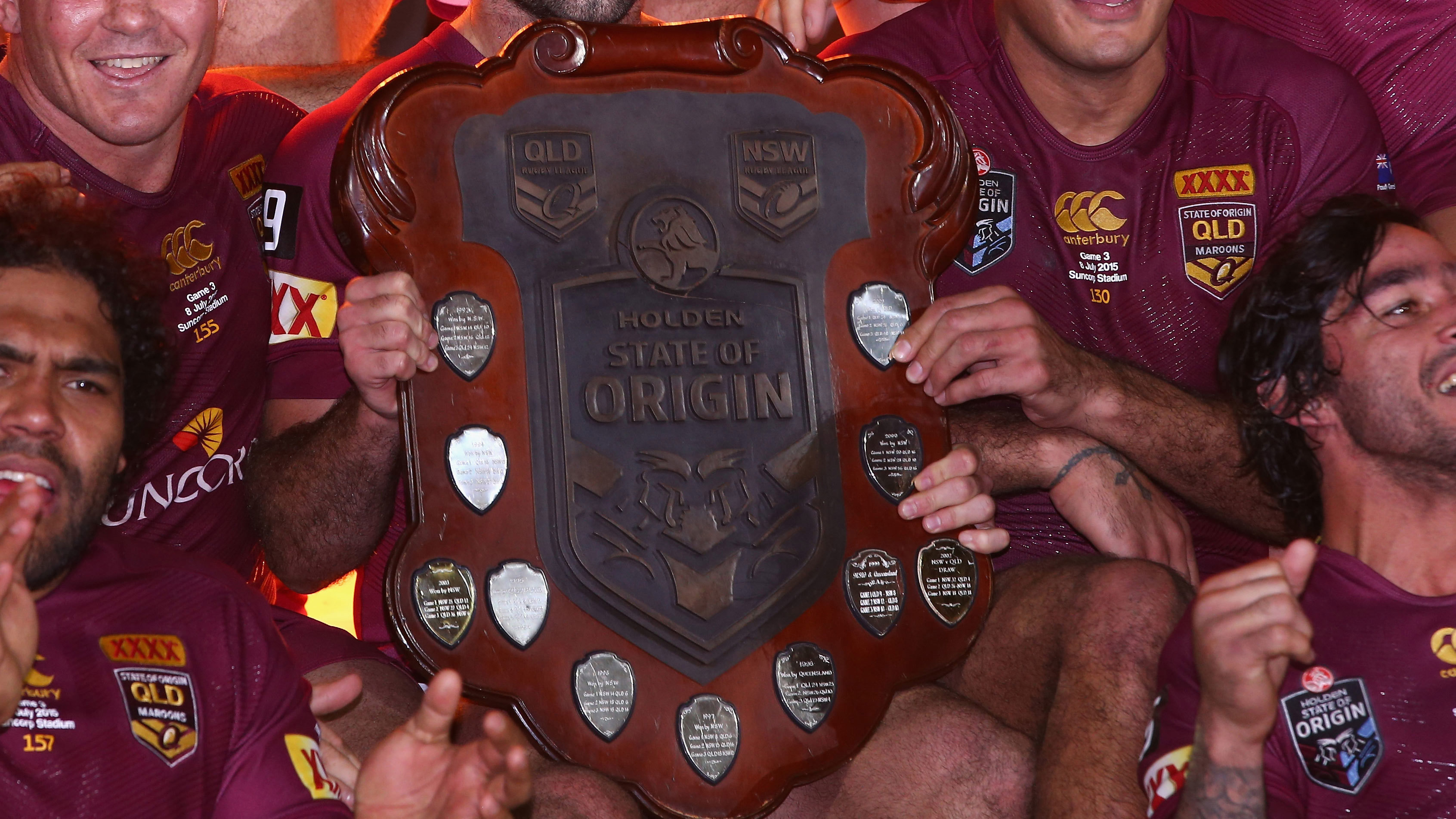 State of Origin 2023 Shield for winning side, NSW Blues v Queensland