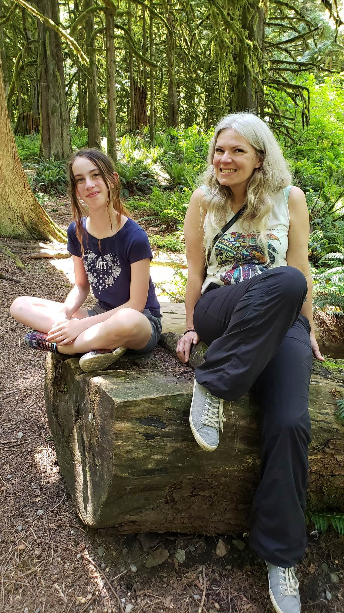 Rachel Shill Cook and Addison were hunting for agates when they made the rare find.