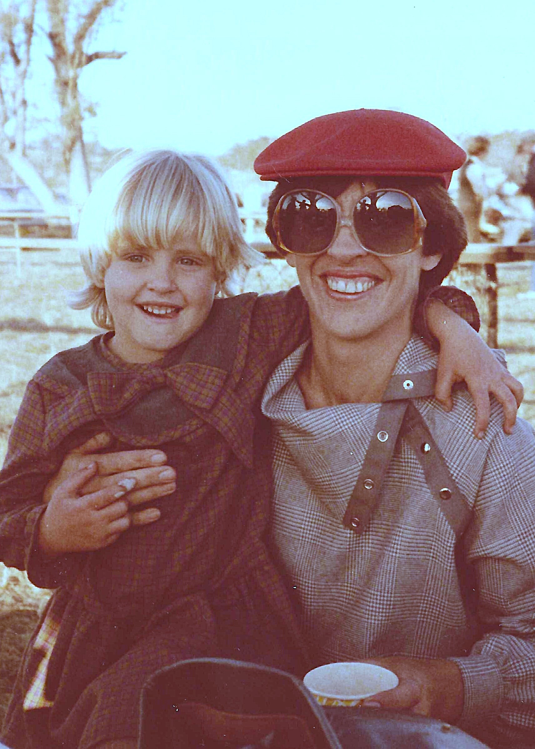 Angie as a child with her mum Helen.