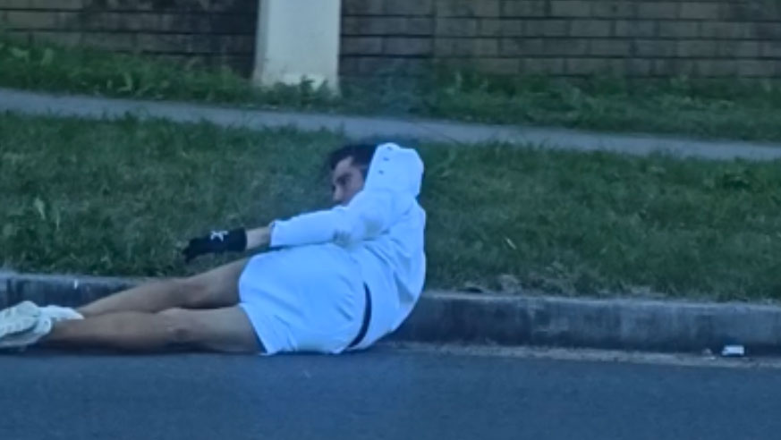 An image released by NSW Police investigating a suspected road rage incident in Liverpool.