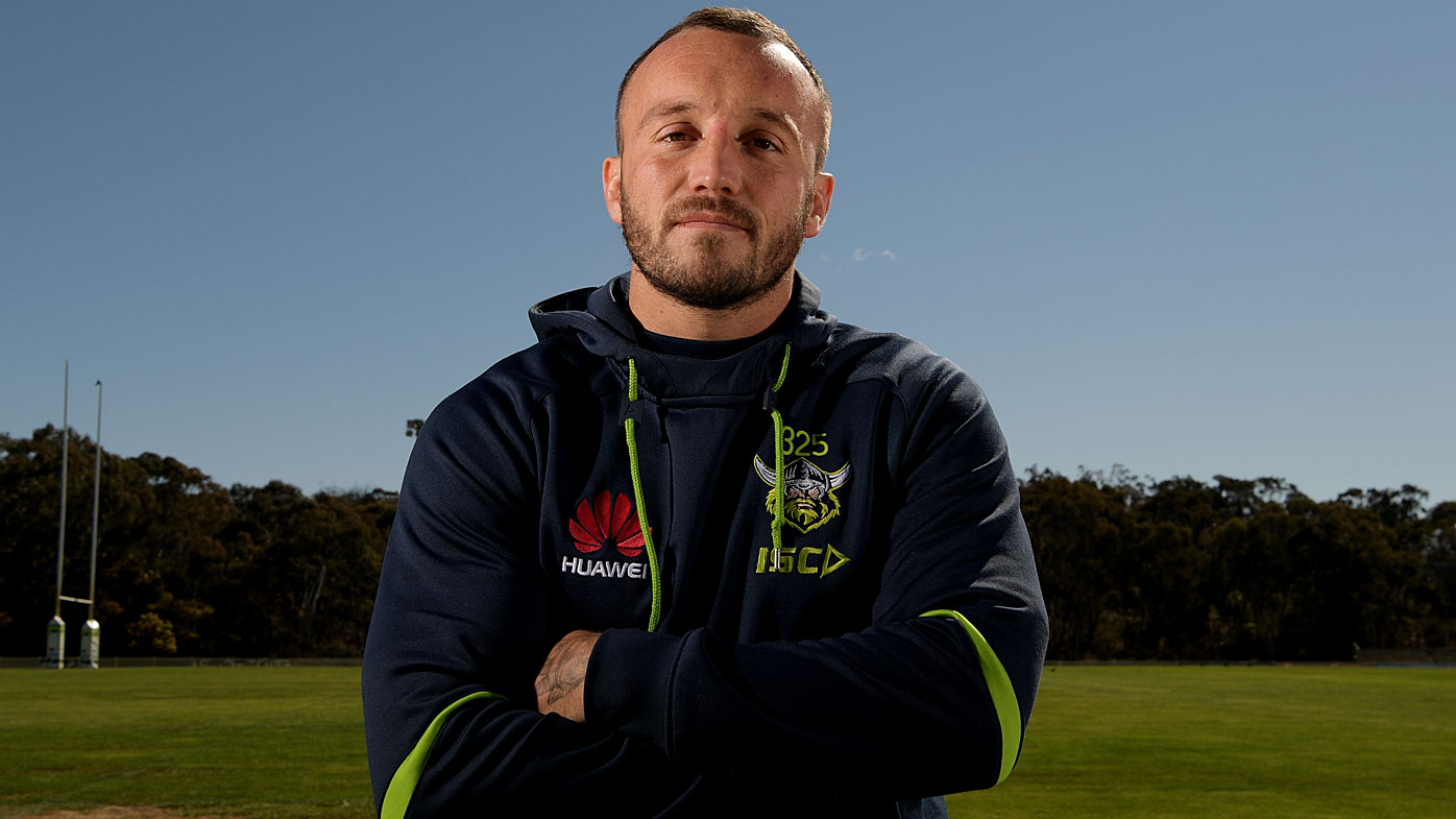 Josh Hodgson of the Raiders 