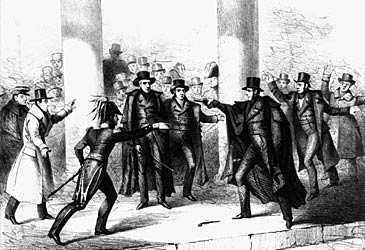 Illustration of the shooting of Andrew Jackson (Getty)