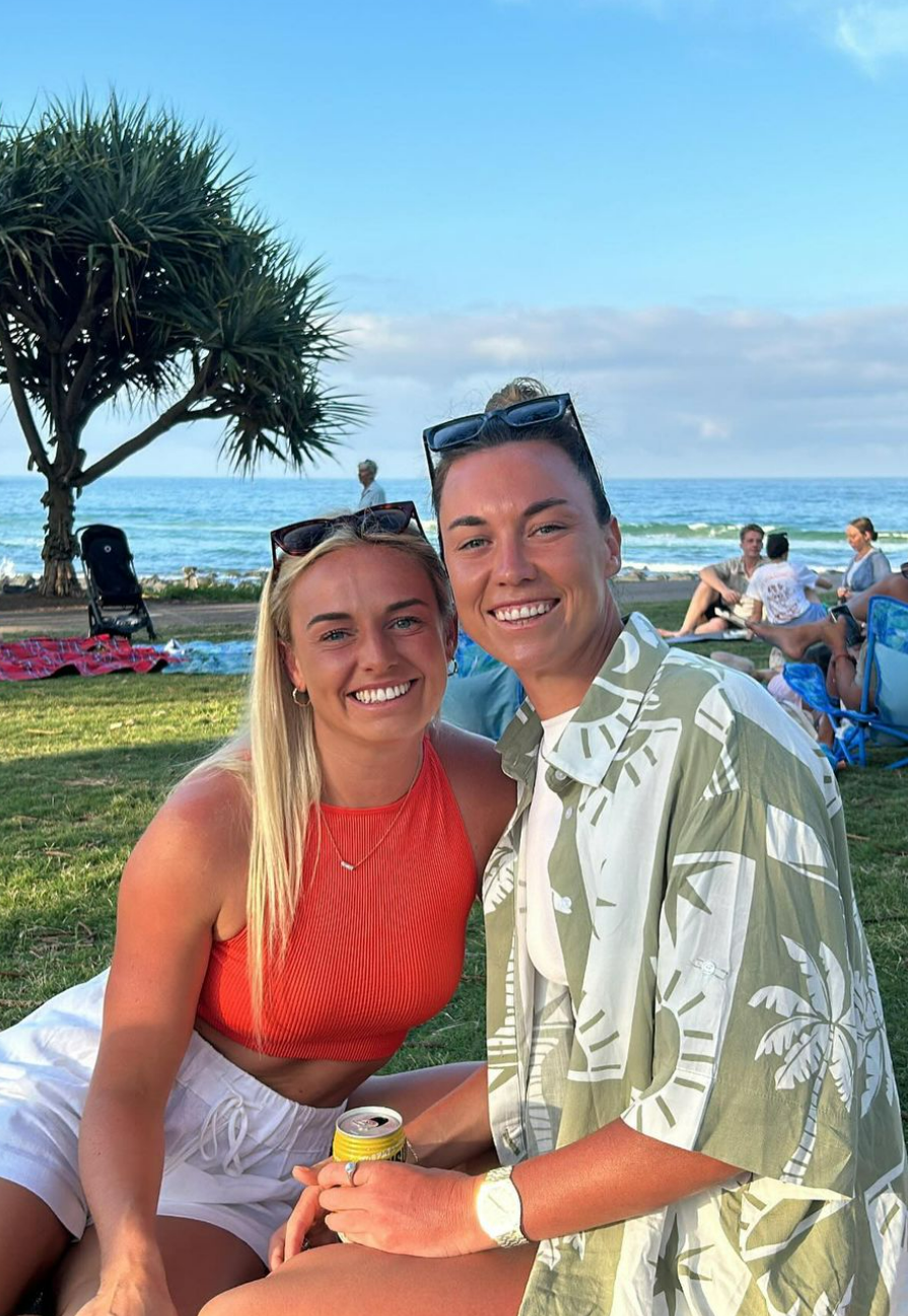Mackenzie Arnold and Kirsty Smith