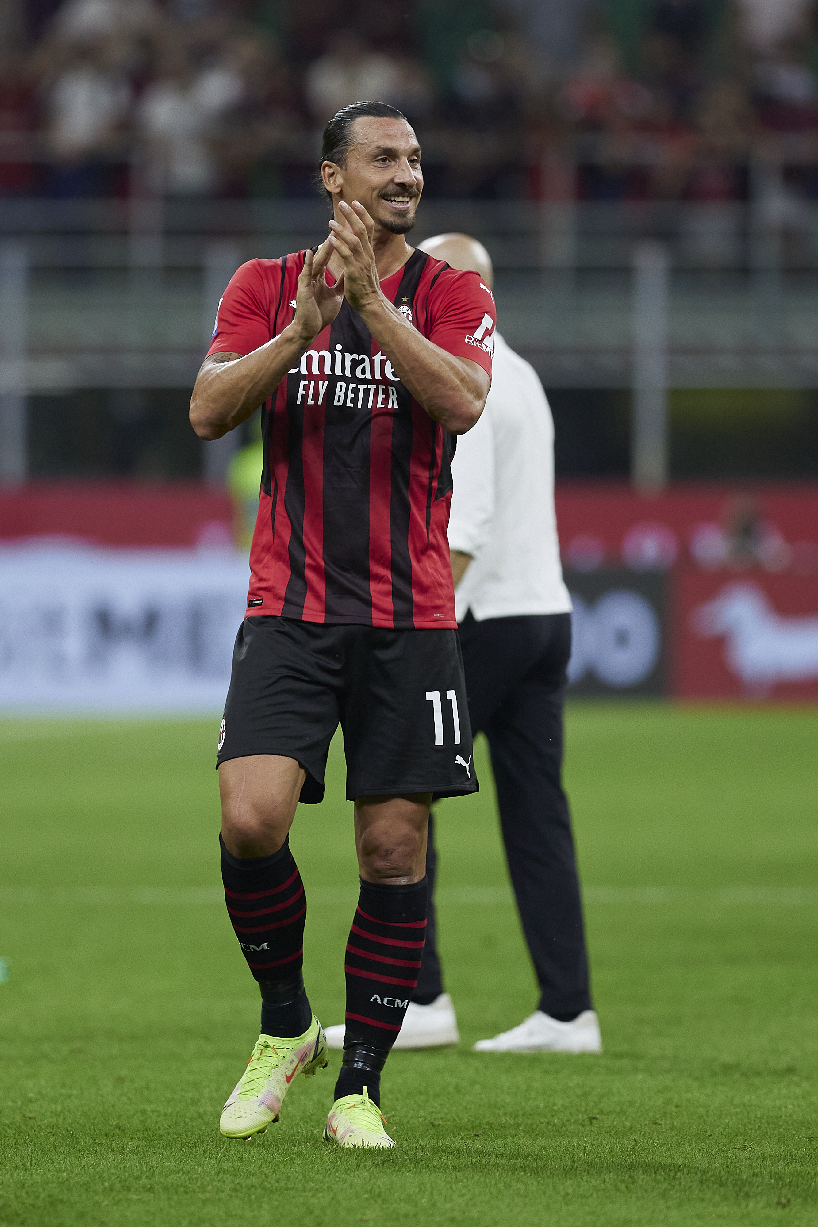Zlatan Ibrahimovic of AC Milan.