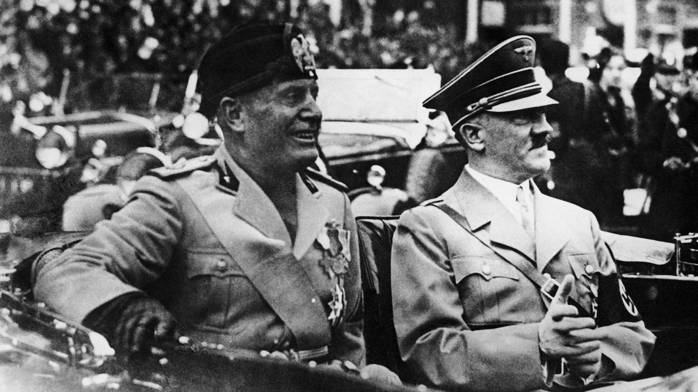 Mussollini and Hitler