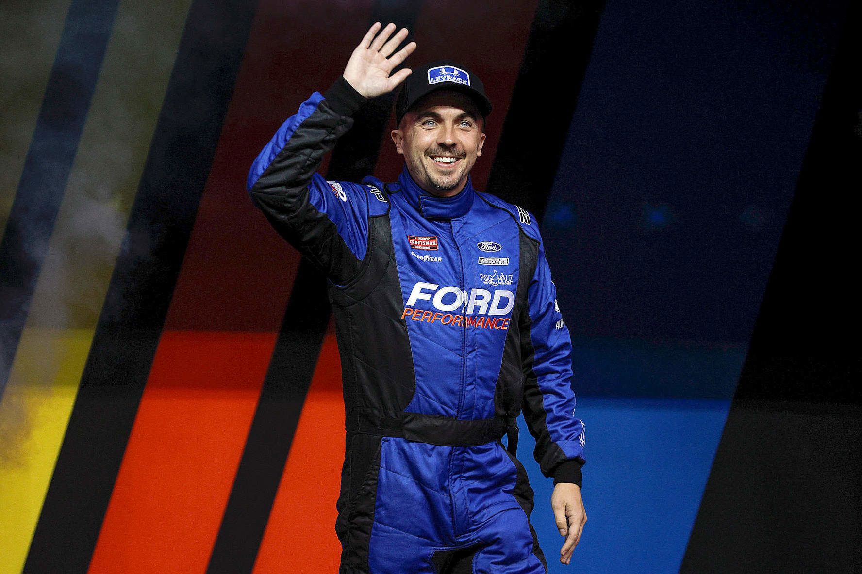 Frankie Muniz, who grew to fame as an actor on "Malcolm in the Middle," is now a driver for NASCAR. **This image is for use with this specific article only** 