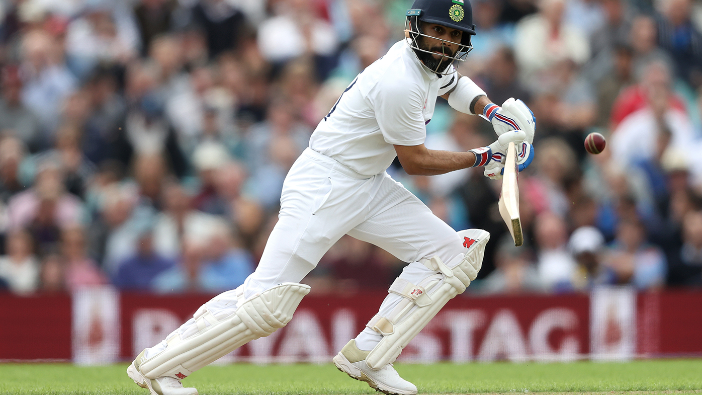 Virat Kohli made 50 on the opening day of the fourth Test against England.