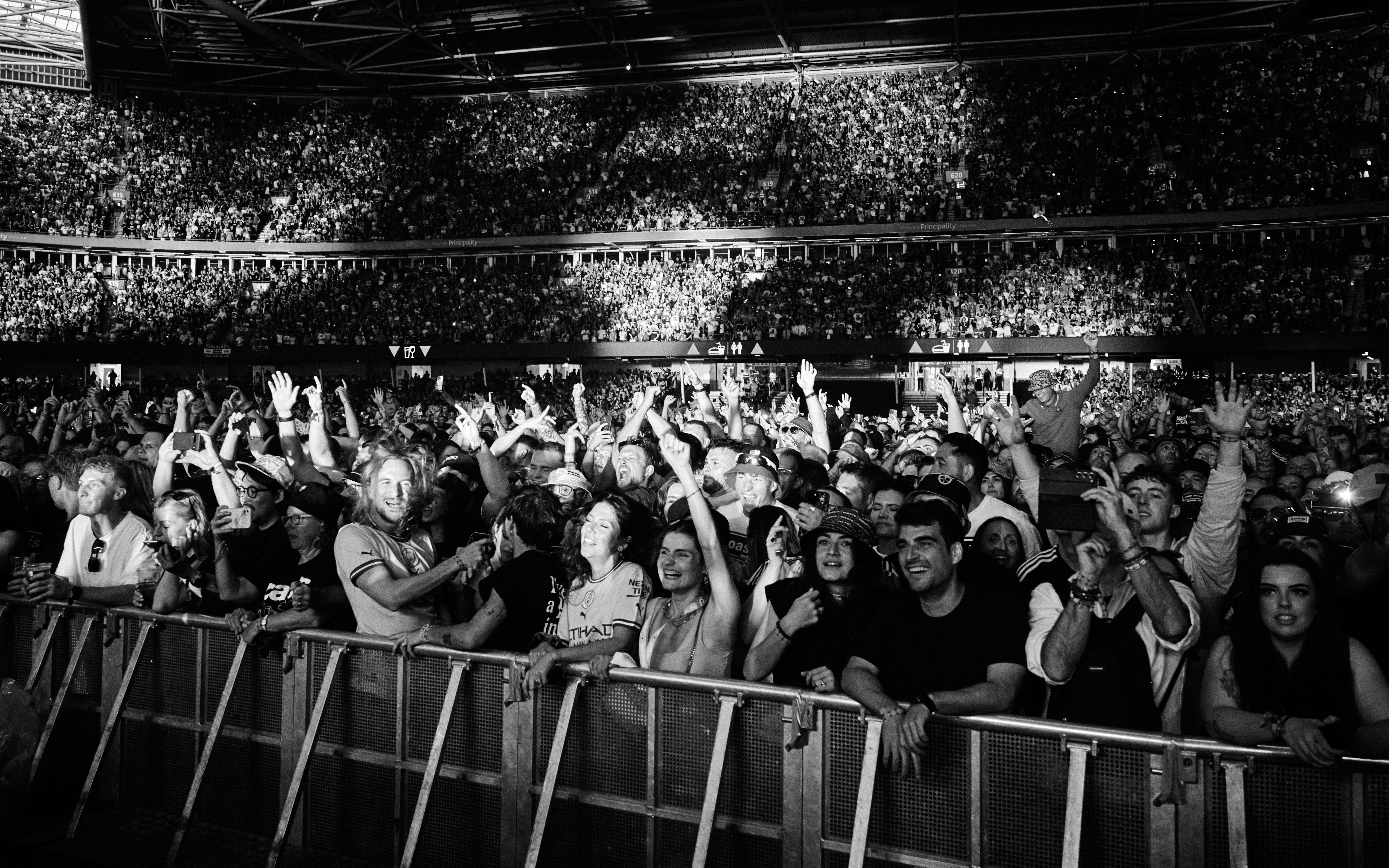 Oasis first reunion concert in Cardiff, Liam Gallagher and Noel Gallagher