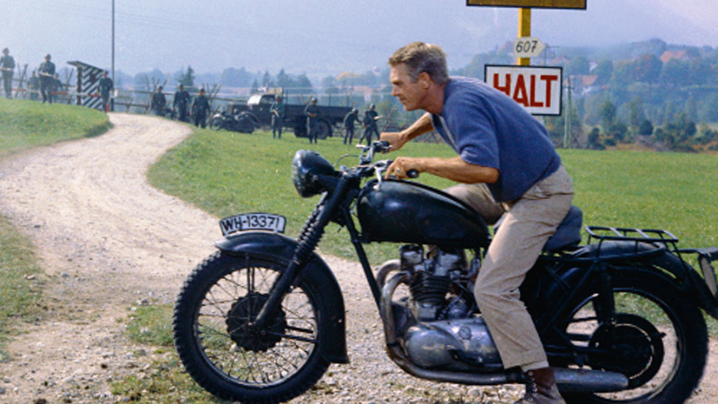 Steve mcqueen great escape shop motorbike