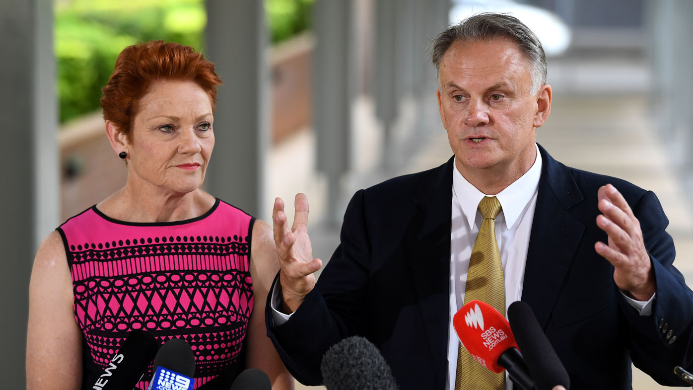 Pauline Hanson and Mark Latham.