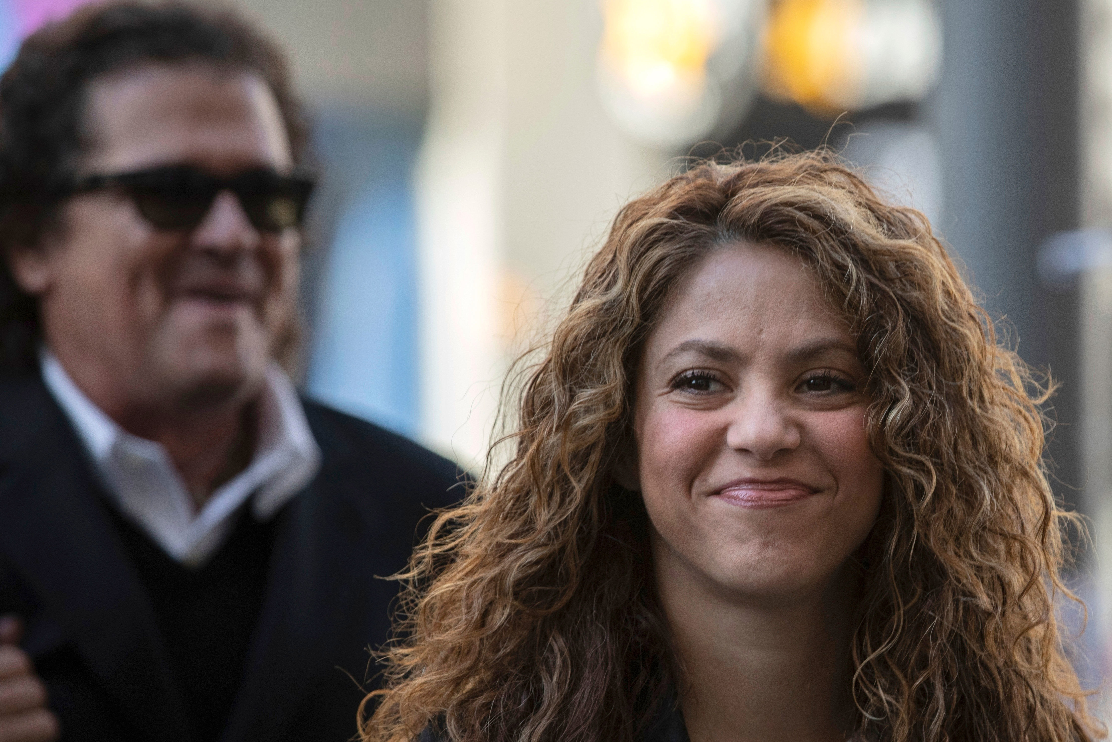 Colombian performer Shakira arrives at court in Madrid, Spain, March 27, 2019