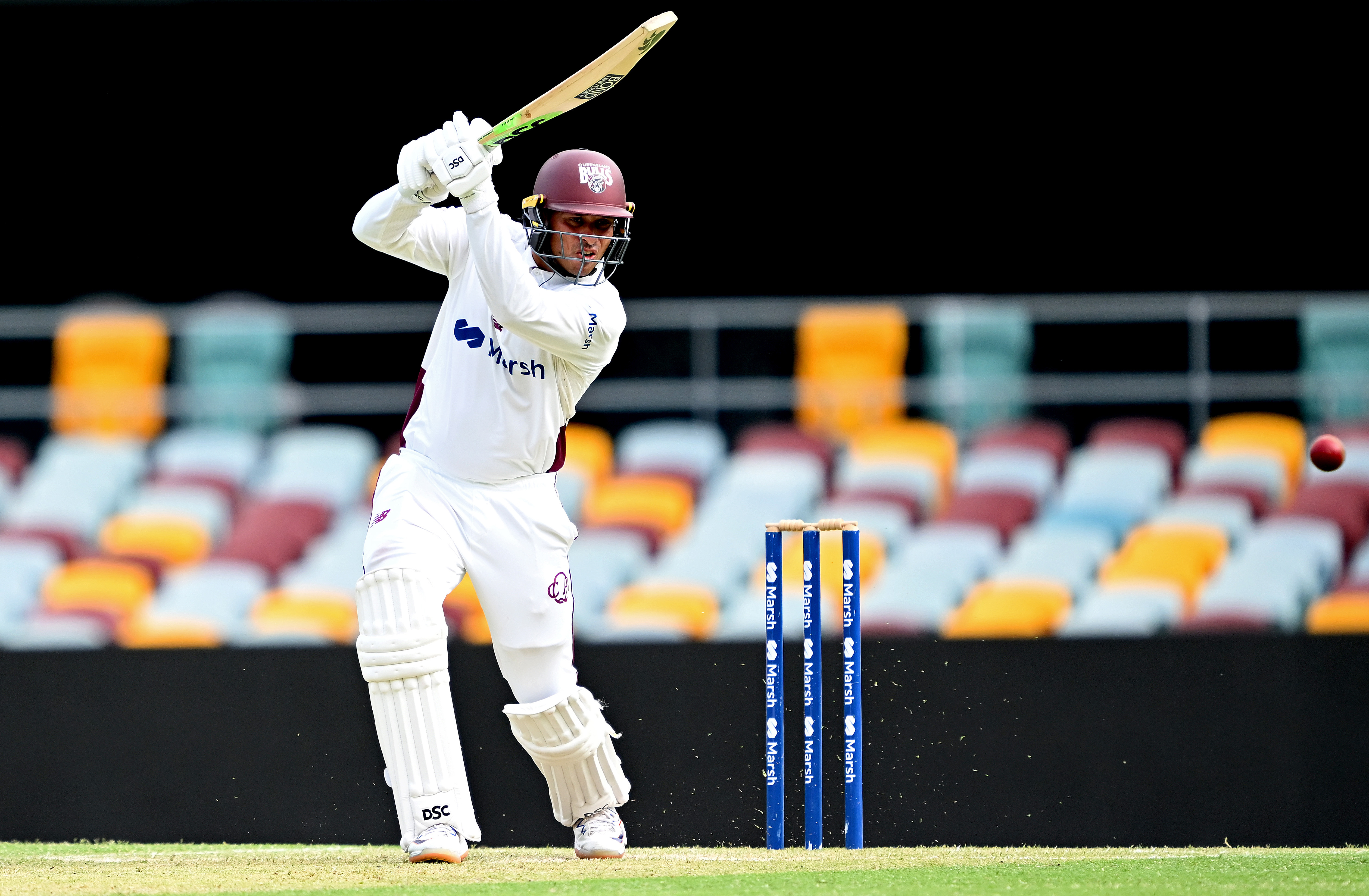 Usman Khawaja of Queensland.