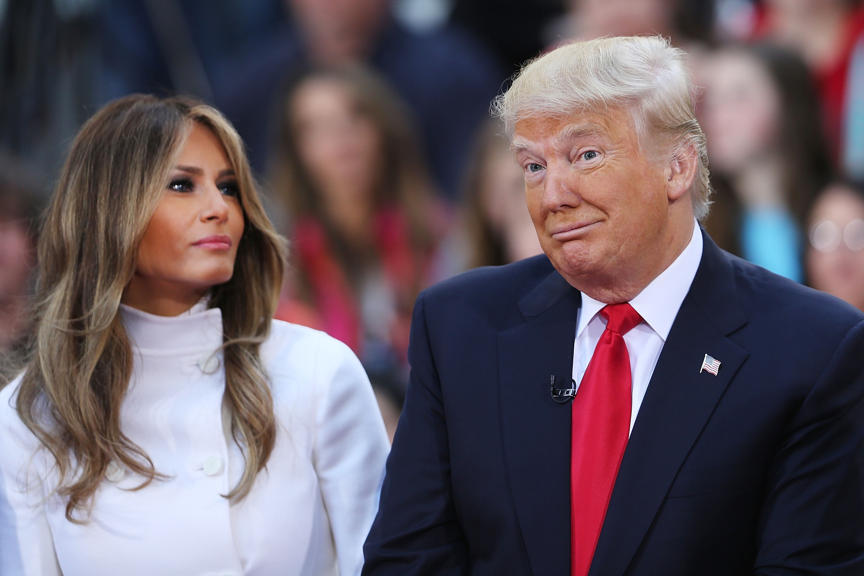 Donald y Melania Trump 