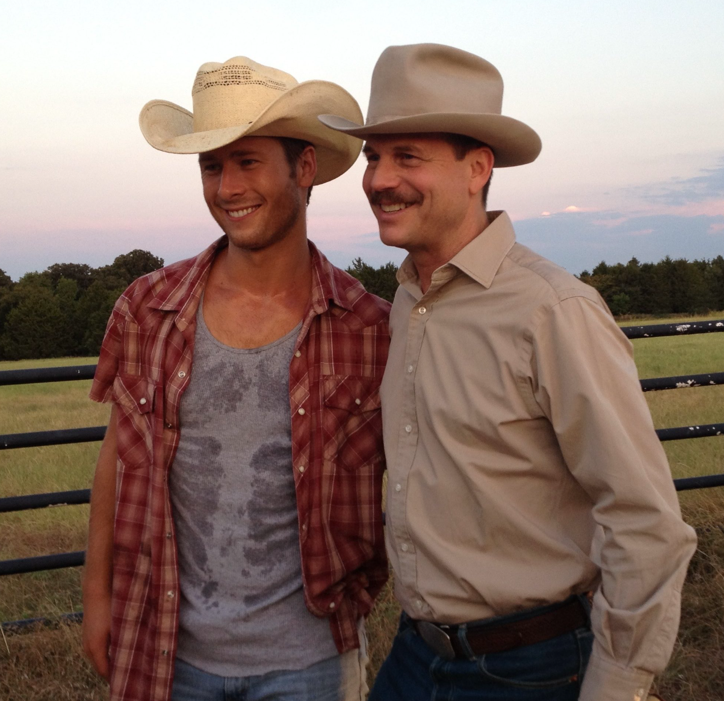 Glen Powell and Bill Paxton