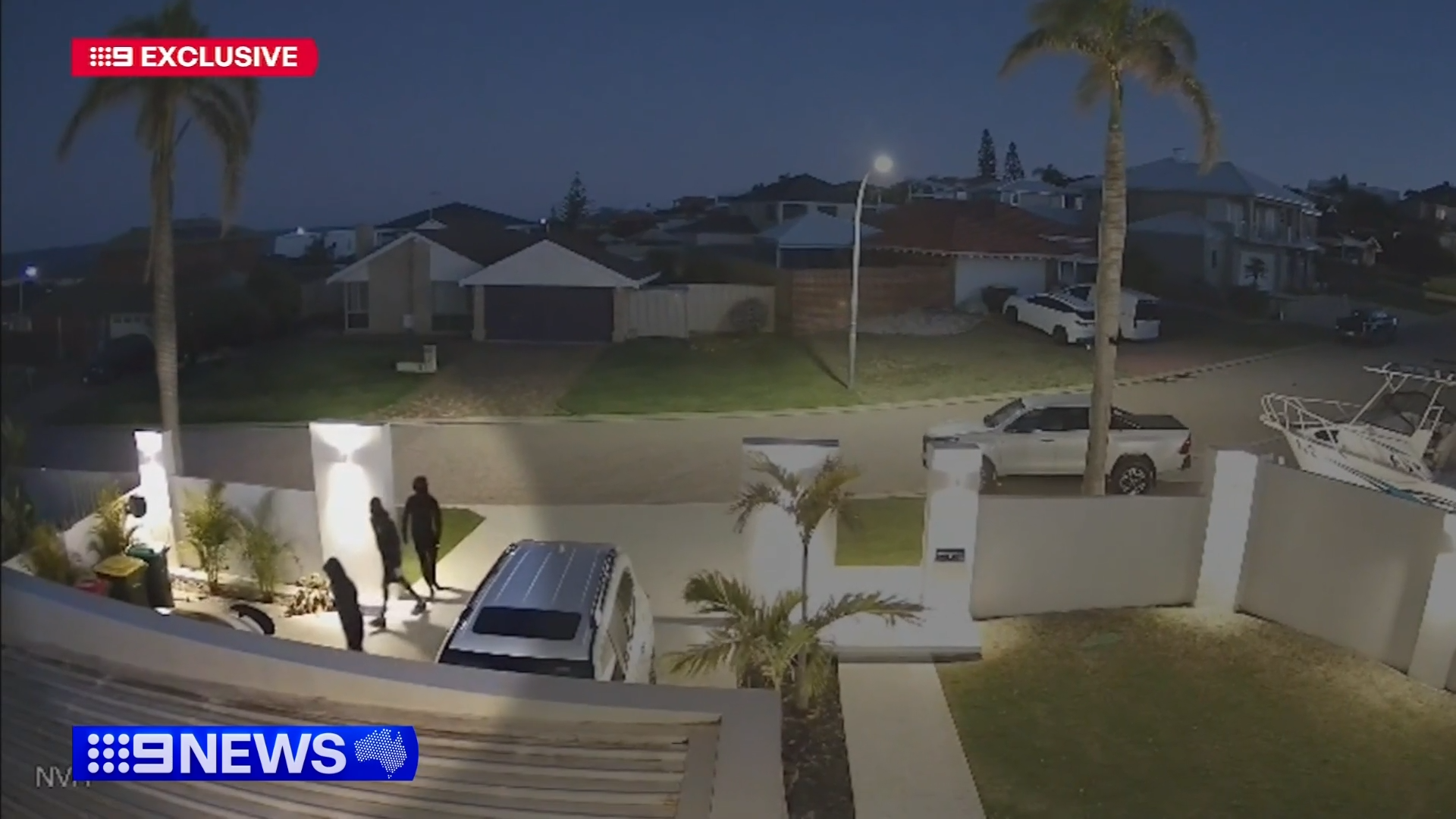 Intruders approach an Ocean Reef home