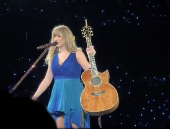 Taylor Swift suffers wardrobe malfunction during Eras Tour in Stockholm