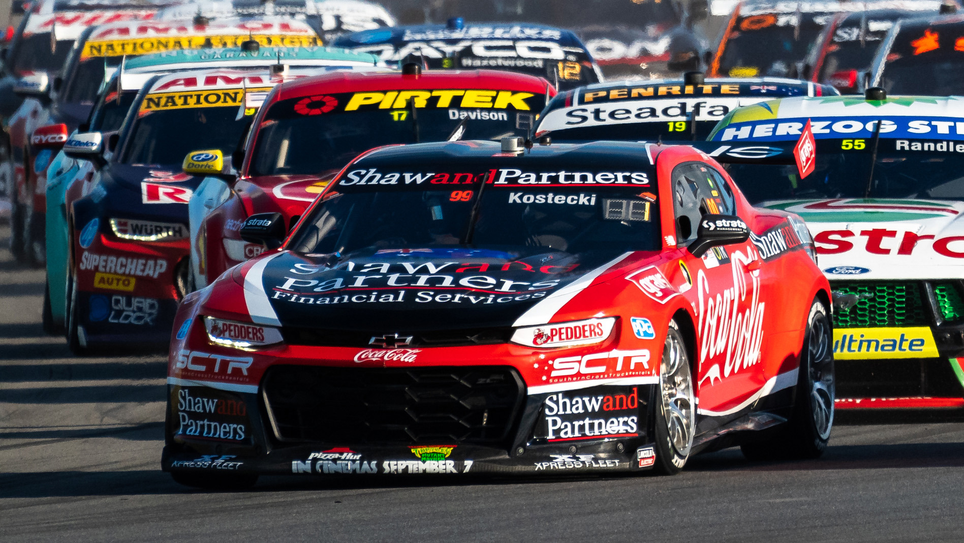 Brodie Kostecki in the No.99 Erebus Motorsport Chevrolet Camaro.