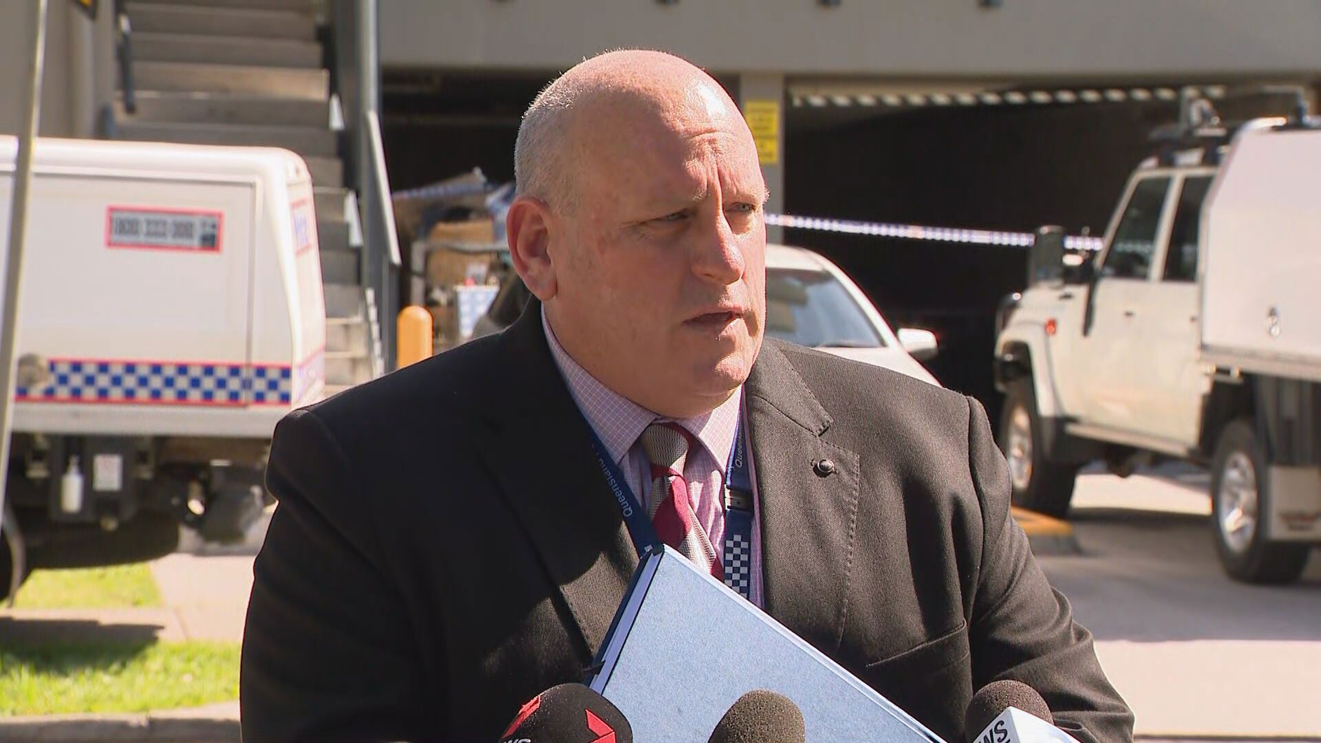 Queensland police are investigating after human remains were found under a Brisbane unit block this morning.