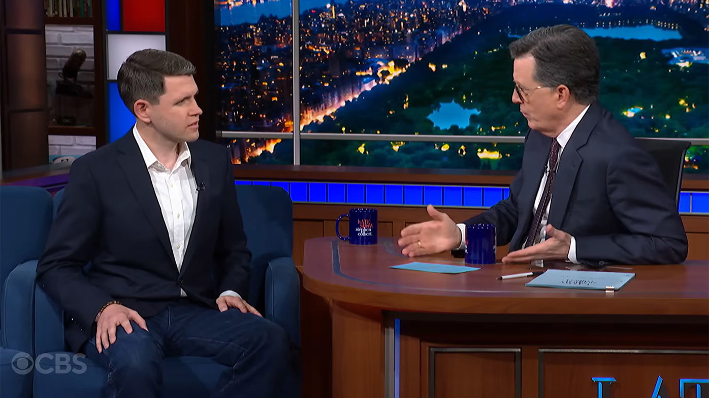 James Talarico's interview with Stephen Colbert was not allowed to air on CBS.